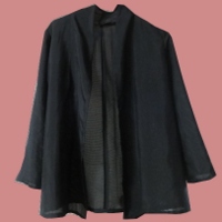 夏用のカーディガン風上着