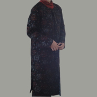 絣とリバーシブルのコート