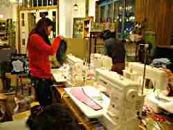 ワークショップ「古着で作るリュックサック」