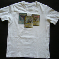 カード柄を印刷したTシャツ