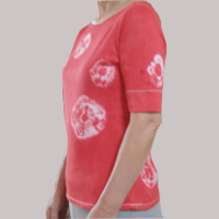染めたTシャツ