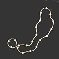 真珠のネックレスのリメイク