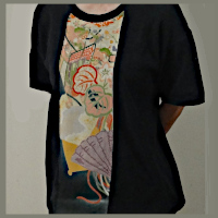 Tシャツにアップリケ