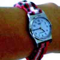 ハギレで時計のバンド