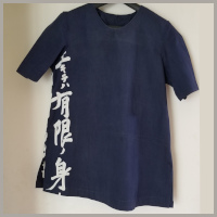 風呂敷で作った半袖ブラウス